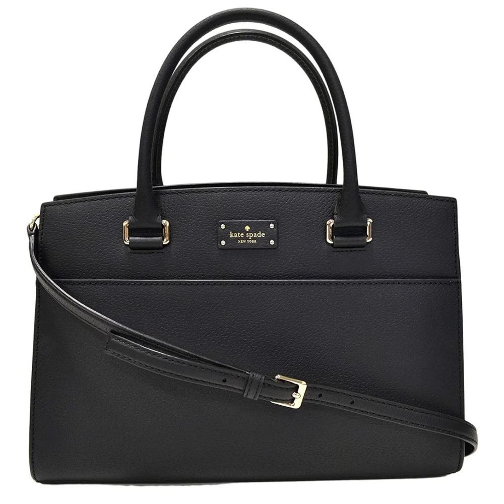 Kate Spade New York Women's Caley Grove Street Leather Satchel Crossbody Bag